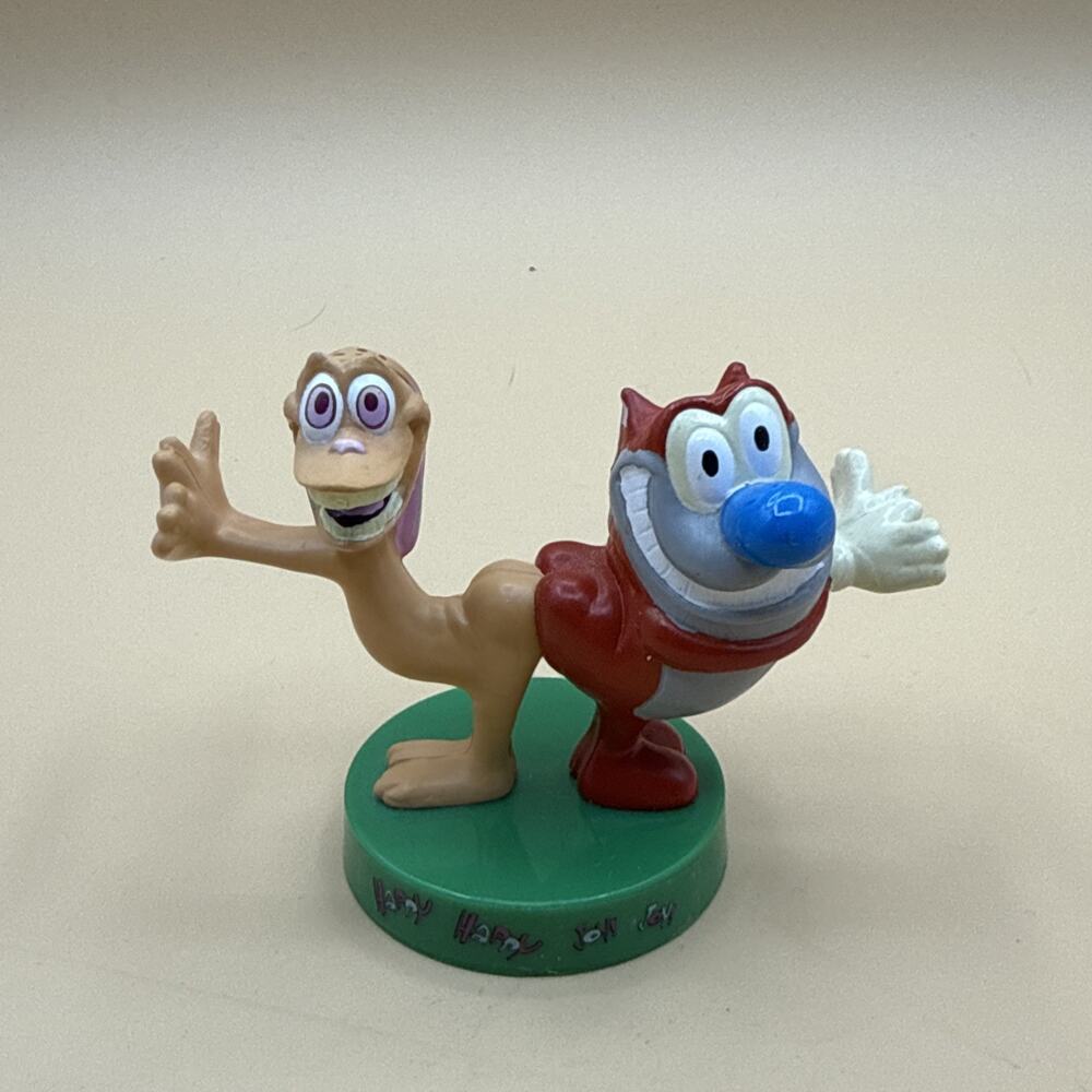 1993 Nickelodeon's Nicktoons Ren & Stimpy Cartoon Stimpy 3" PVC Figure Dankin
